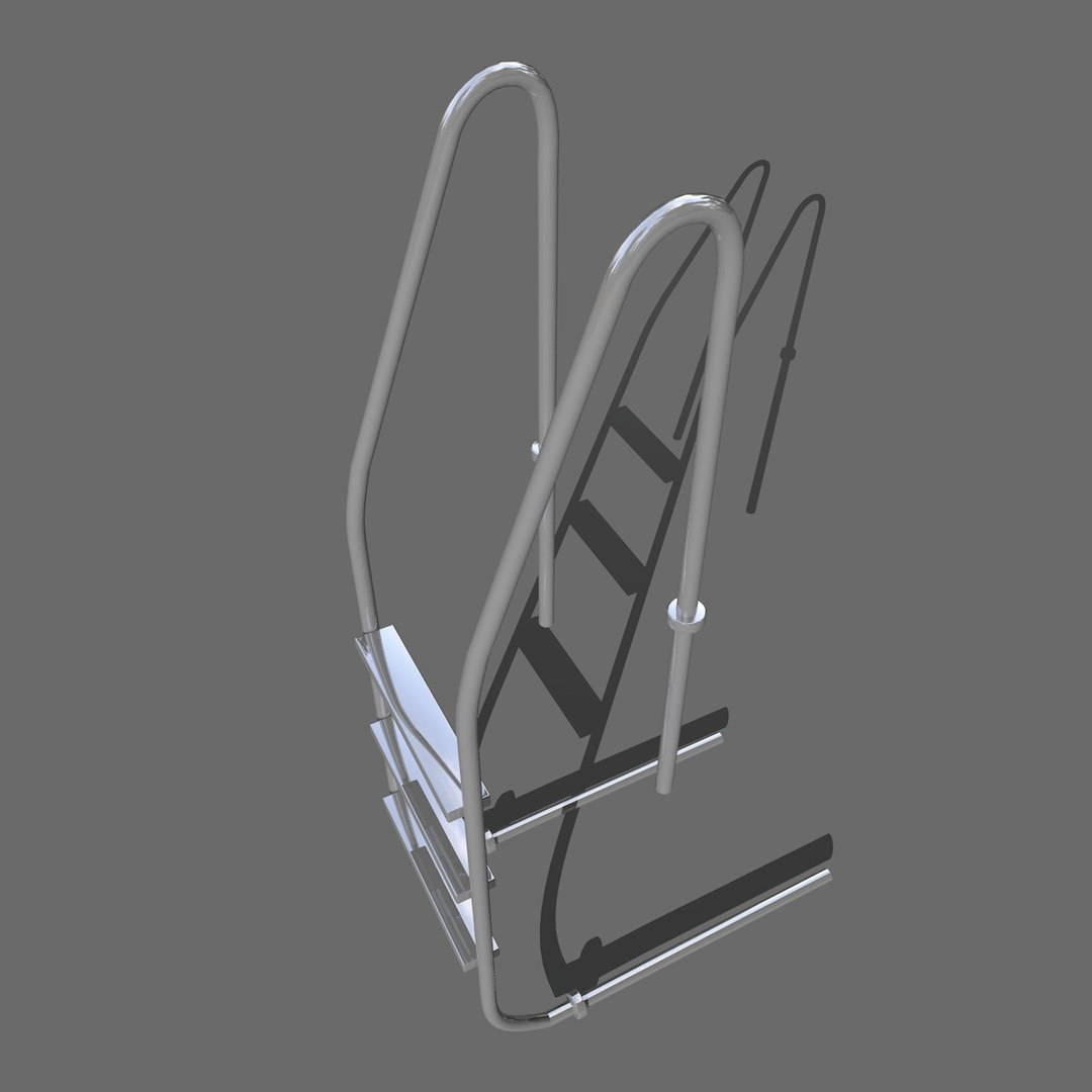 3D Pool Ladder - TurboSquid 1273971