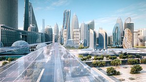 Autonomous Aerial Vehicle Smart City Air Future City