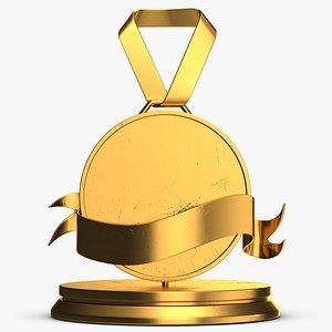 trophy medal 7 3D