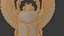 Winged Scarab Artefact 3D Print Model 3D model
