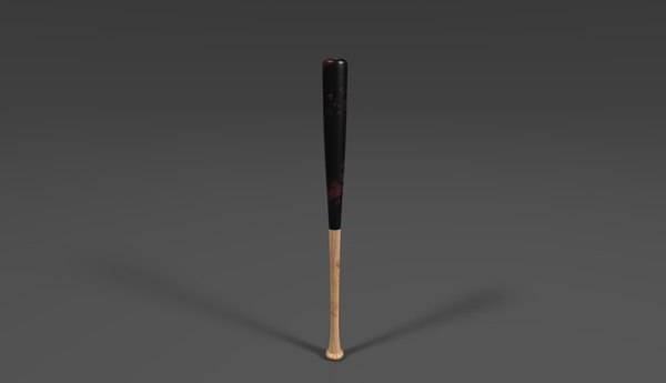 3D baseball bat model