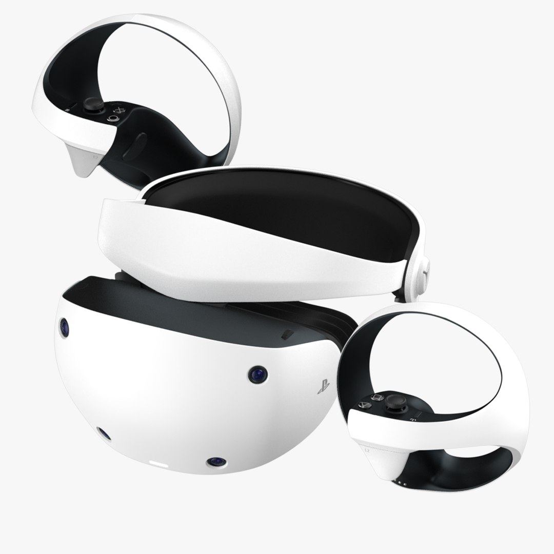PSVR2 Playstation VR 2 set 3D model TurboSquid 1971068