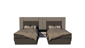 Modern Double Bedroom Sketchup 3D model 3D model