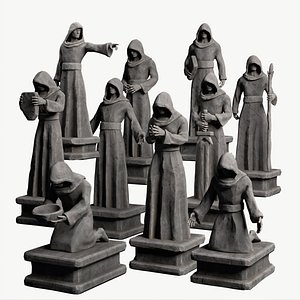 Robed Statues