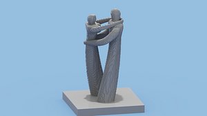 Couple Sculpture model