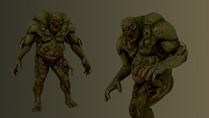 3D model Mutant Monster Creature