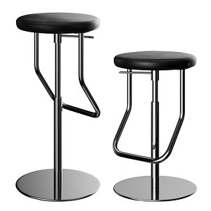 THONET S123 PH barstool 3D model