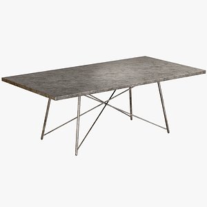 realistic pbr metallic 3D model