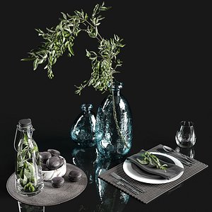 table setting olive branch model