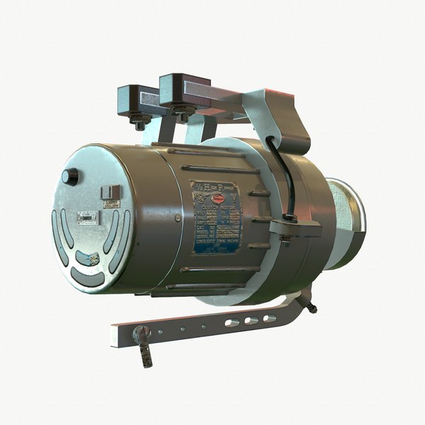3D model Sewing machine motor