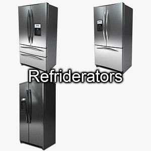 refrigerator freezer 3d max