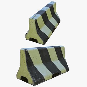 3D Traffic barrier model