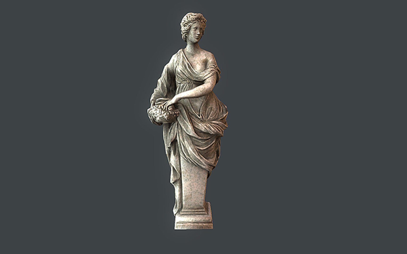 Spring Statue 3d Model