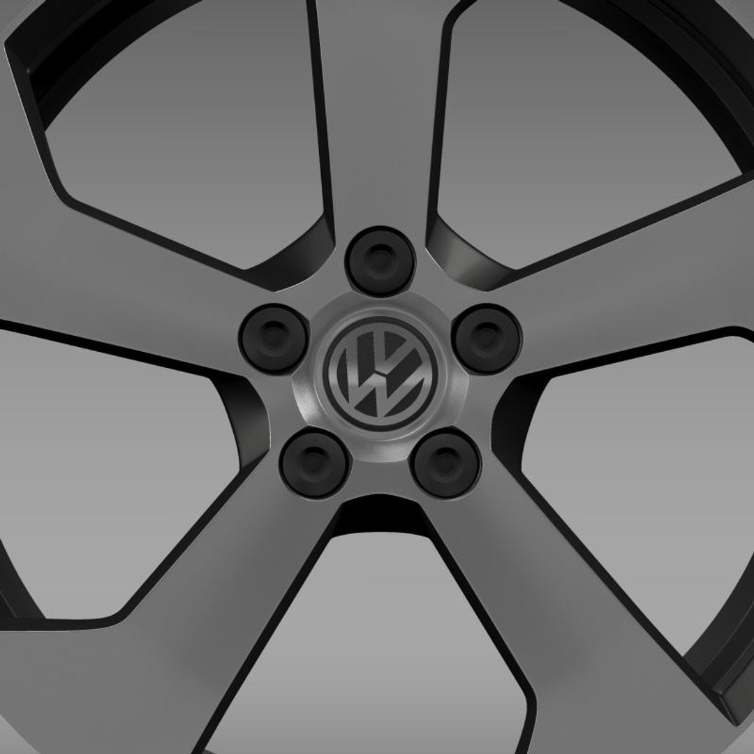 Volkswagen Golf Gti Rim 3d Max