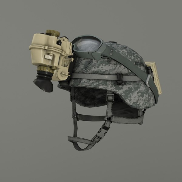 3d military helmet soldier night vision