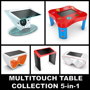 Crasiis Multitouch Table Collection 5-in-1