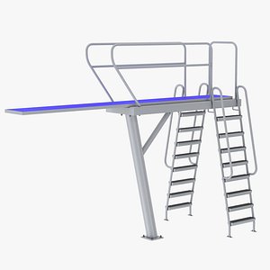 3D Pool Diving Board