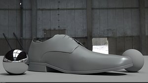 3D dress shoe