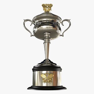 3D Australian Open Women Singles Trophy Tennis trophy model