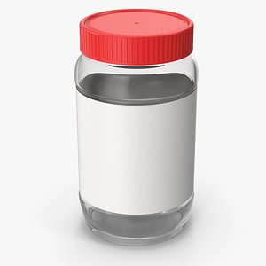 3D Peanut Butter Jar