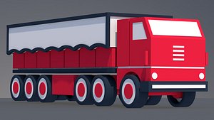 3D model toy truck