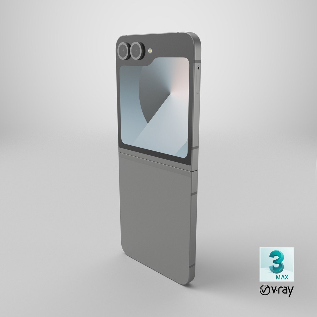 Samsung Galaxy Z Flip 6 Silver Shadow model https://p.turbosquid.com/ts-thumb/4L/cCN7i1/7D/stemcell_max_vray_render/png/1736955868/1920x1080/fit_q87/d474f9884d244ef2e112b975e986870e0e5917cb/stemcell_max_vray_render.jpg