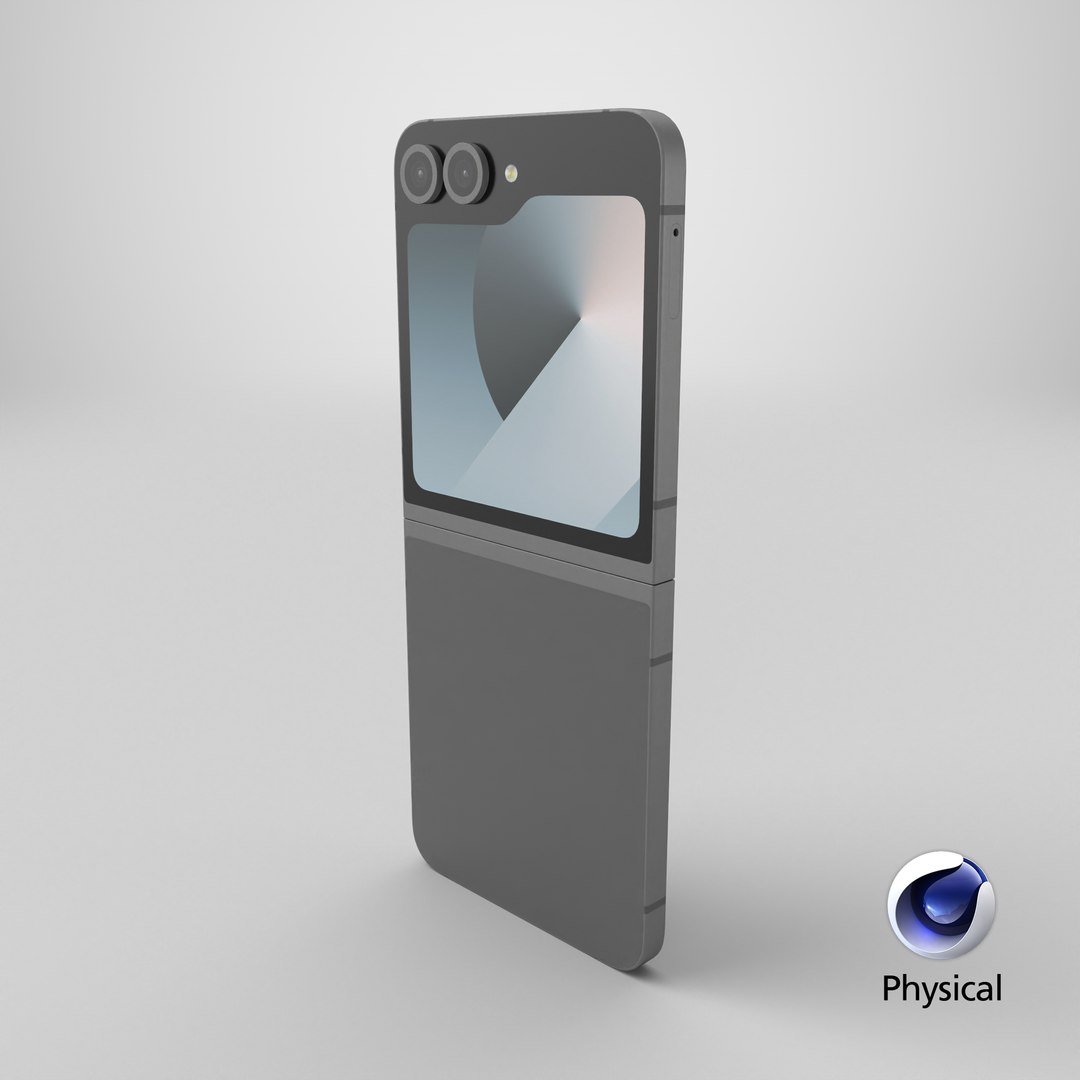Samsung Galaxy Z Flip 6 Silver Shadow model https://p.turbosquid.com/ts-thumb/4L/cCN7i1/AU/stemcell_cinema_4d_physical_render/png/1736955866/1920x1080/fit_q87/a944284170208af7d4d286a112f6fd139bfb3794/stemcell_cinema_4d_physical_render.jpg