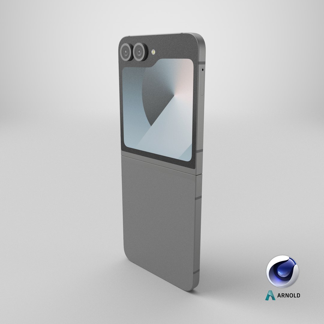 Samsung Galaxy Z Flip 6 Silver Shadow model https://p.turbosquid.com/ts-thumb/4L/cCN7i1/mP/stemcell_cinema_4d_arnold_render/png/1736955864/1920x1080/fit_q87/b1fa435c64e4022053a893f6fed39a90bc4fc6b7/stemcell_cinema_4d_arnold_render.jpg