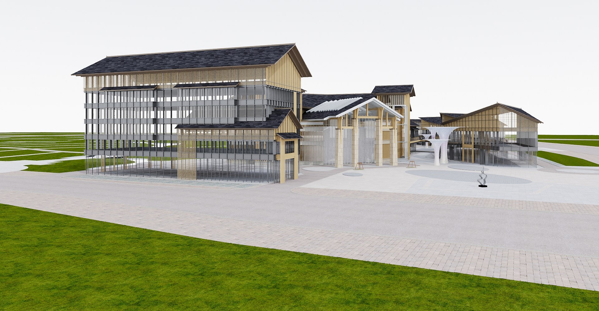 Modern Visitor Center Complex Exterior 3D model https://p.turbosquid.com/ts-thumb/4L/cZjKrA/BG/11/jpg/1761206004/1920x1080/fit_q87/003a1ee291f9b1c110a4199163d33931002dc165/11.jpg