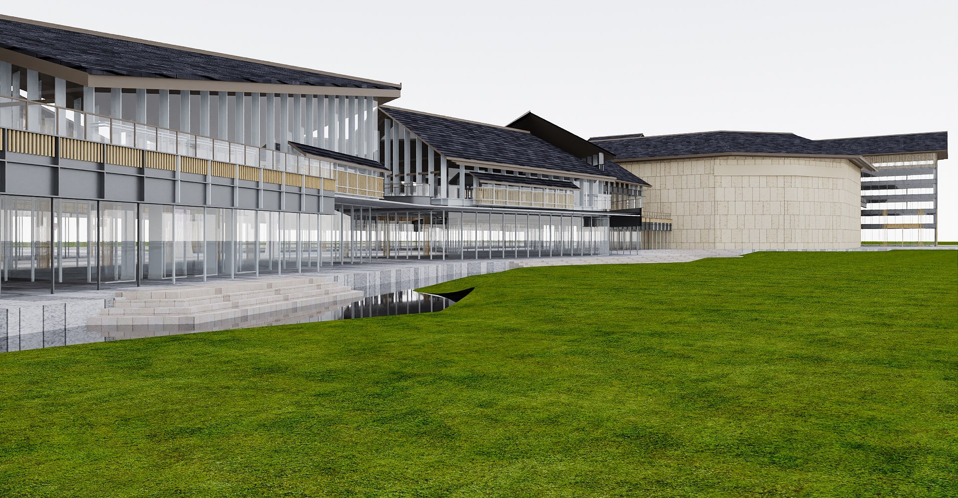 Modern Visitor Center Complex Exterior 3D model https://p.turbosquid.com/ts-thumb/4L/cZjKrA/cv/19/jpg/1761206027/1920x1080/fit_q87/1441e843db27a2aae6f156d8606ad0797dc5712a/19.jpg