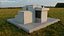 Underground Military Bunker Access Point 3D model