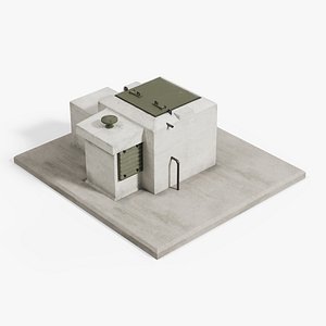 Underground Military Bunker Access Point