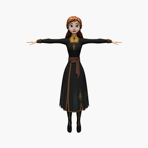 3D Princess Anna
