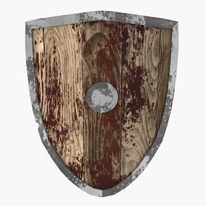 3D Medieval Shield 3d model