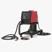MIG Welder on Cart