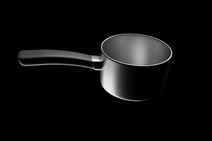 Metal kitchen pot