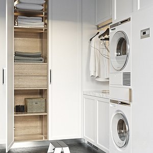 laundry dryer asko 3D model