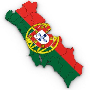 Political Map of Portugal