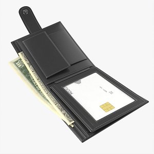 Leather Wallet for Men Unfolded 01