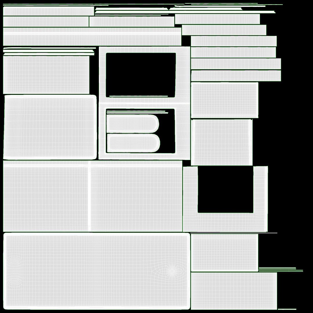 3D Model Leather Wallet For Men Unfolded 01 - TurboSquid 2055181