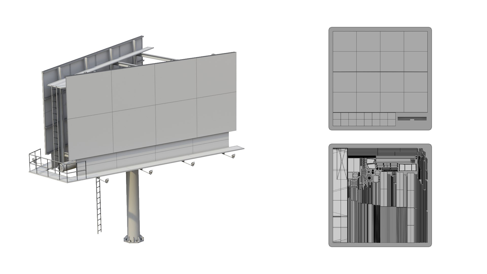 Unipole Billboards - Angled and Quad Panel Set 3D model https://p.turbosquid.com/ts-thumb/4L/qPHxgl/LL/a2/png/1792533956/1920x1080/fit_q87/243ca92dac7cc11e63888c1e30dccbd30543640c/a2.jpg
