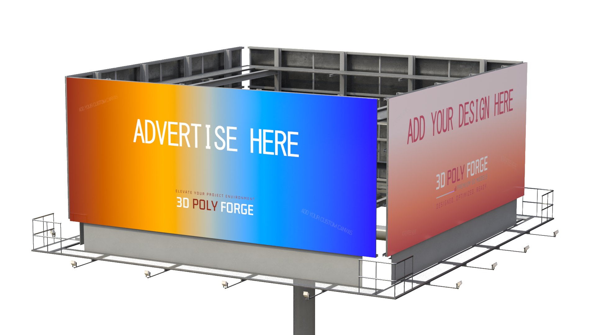 Unipole Billboards - Angled and Quad Panel Set 3D model https://p.turbosquid.com/ts-thumb/4L/qPHxgl/tG/b5/png/1792533980/1920x1080/fit_q87/6d9aed0e9a07e85a72e907196cb71429d3b41a99/b5.jpg