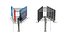 Unipole Billboards - Angled and Quad Panel Set