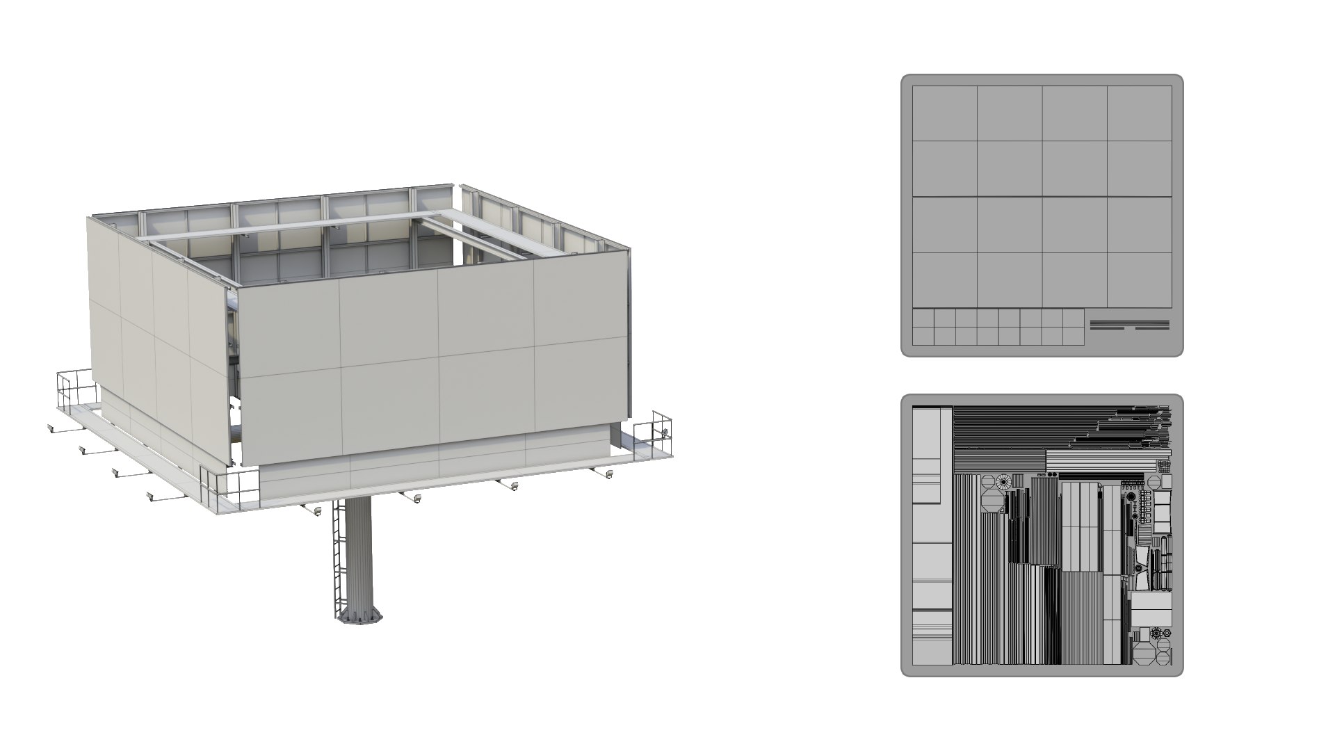 Unipole Billboards - Angled and Quad Panel Set 3D model https://p.turbosquid.com/ts-thumb/4L/qPHxgl/zB/b1/png/1792533978/1920x1080/fit_q87/d80a886e0c40bd1ecf418833f2deef4cf35db574/b1.jpg
