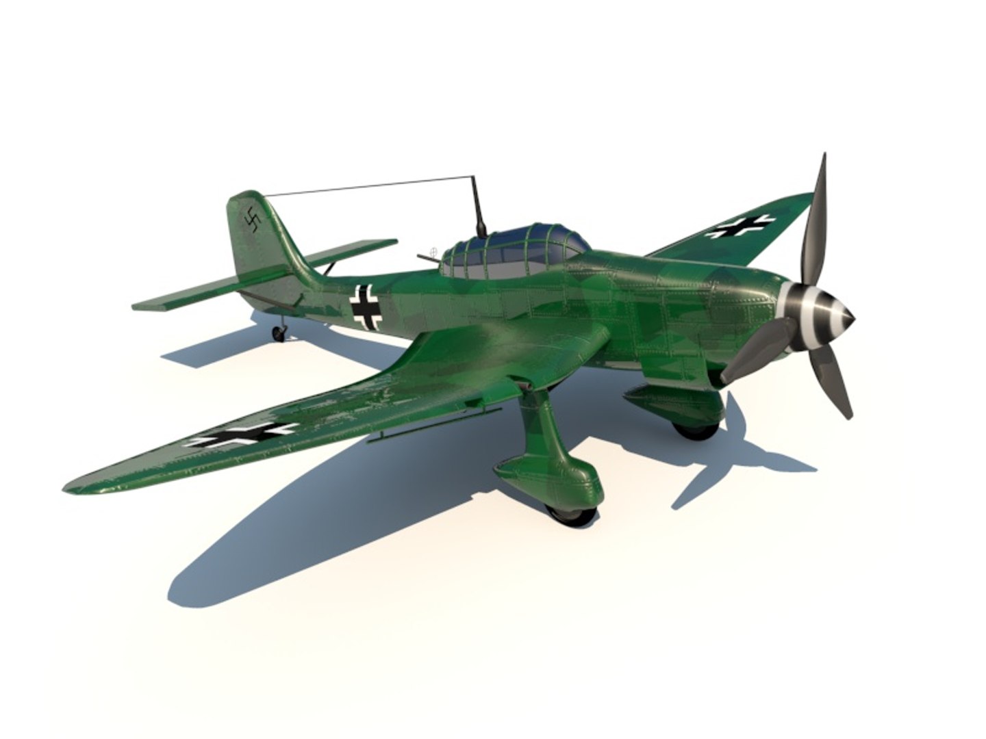 Junkers Ju 87 Stuka 3d Model