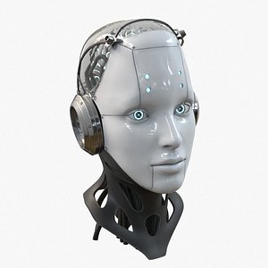 3D Android Robot Head model