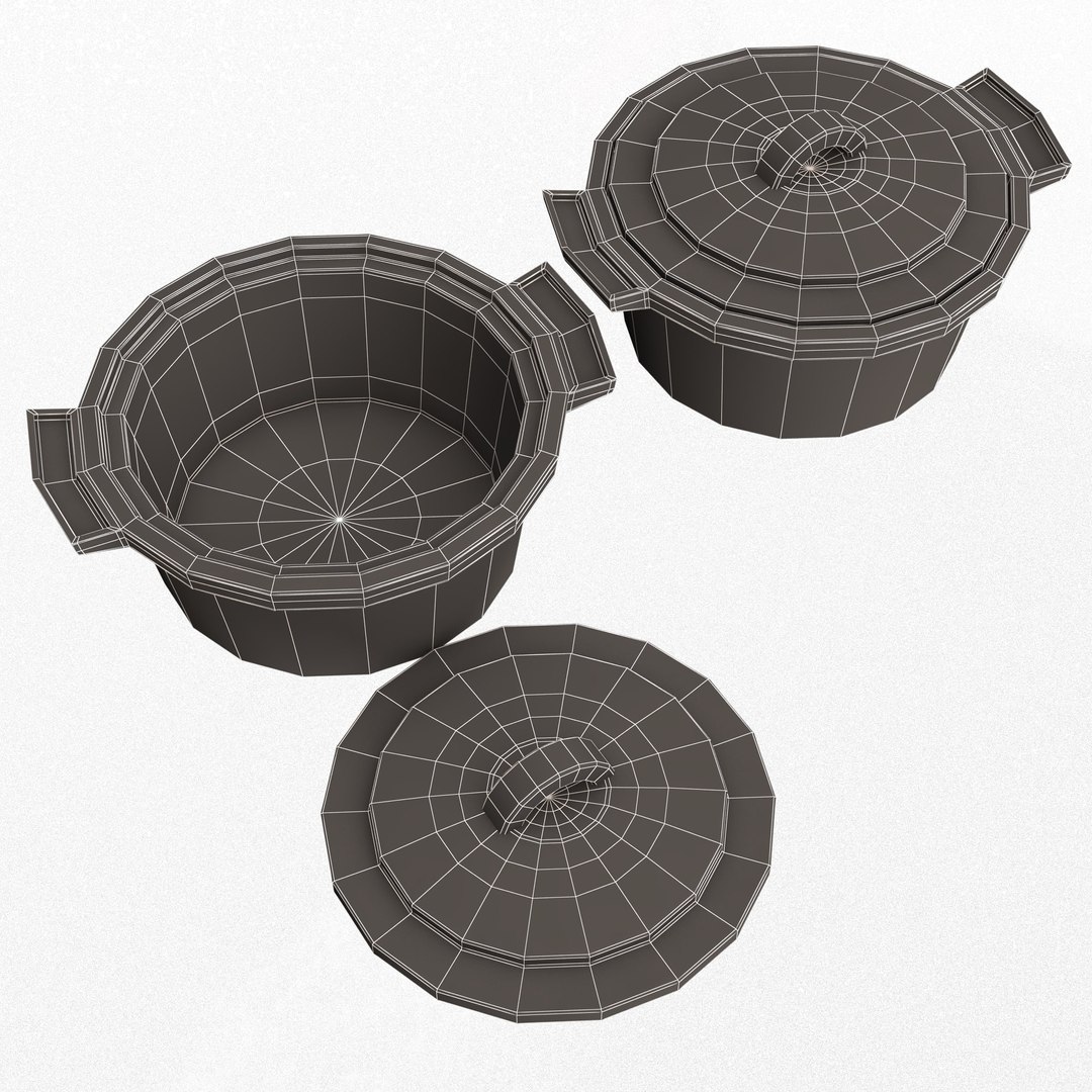 Cooking Pot Model - TurboSquid 2324544