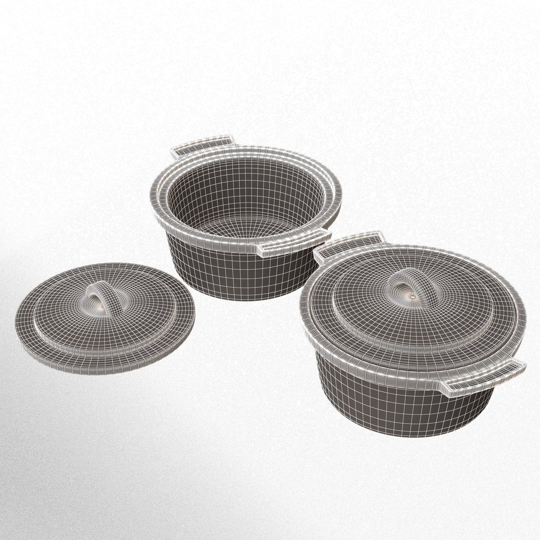 Cooking Pot Model - TurboSquid 2324544