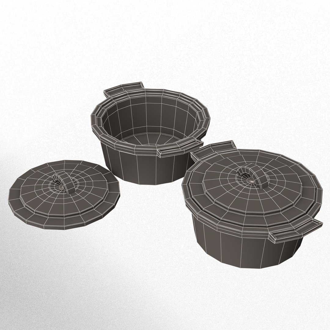 Cooking Pot Model - TurboSquid 2324544