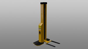 3D garage car tool model